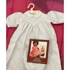 American Girl Addy's Nightgown Original Box, Hanger Pleasant Co